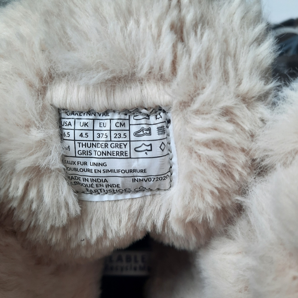 EARTH Vail Suede fur-lined Boot  NWOB - Picture 5 of 10